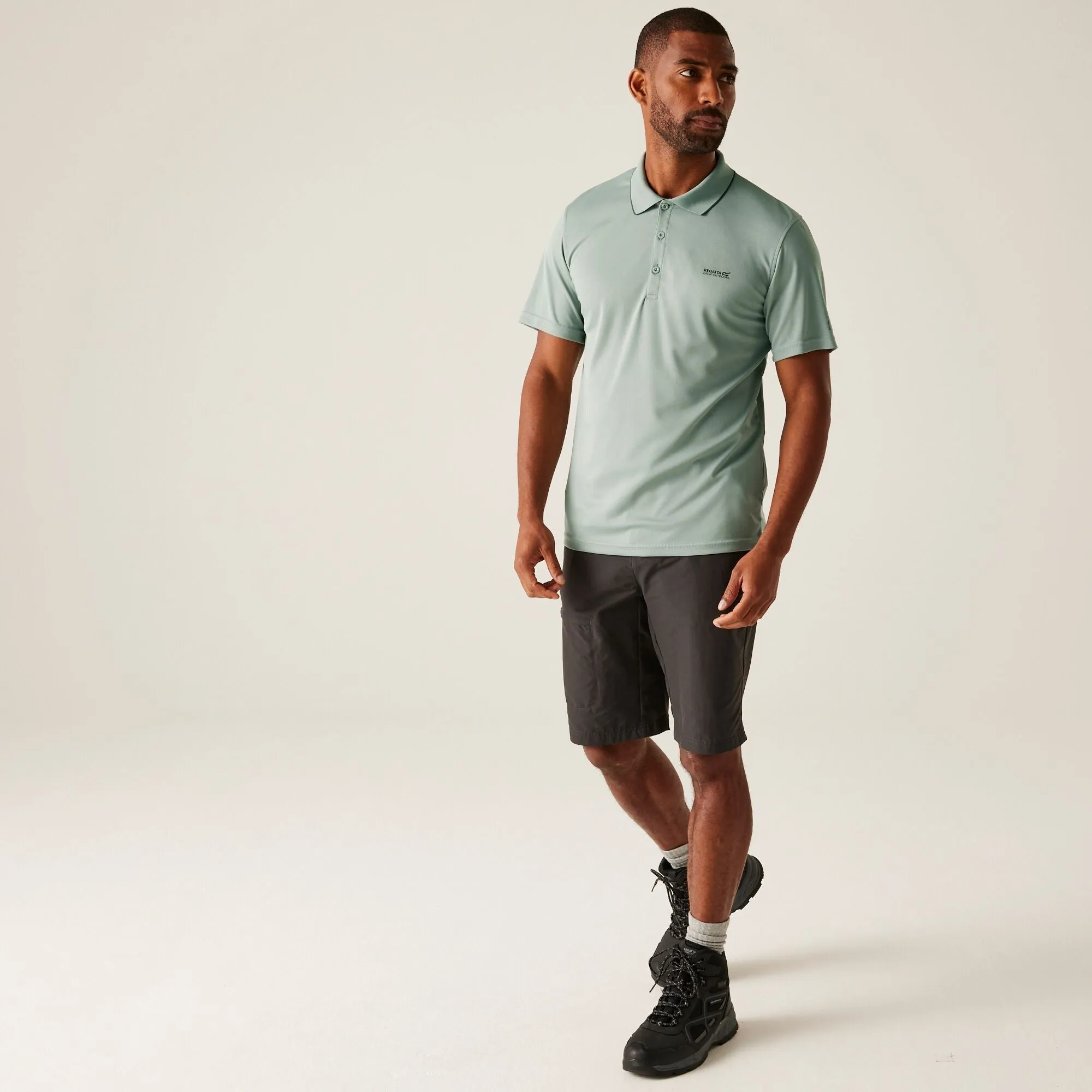 Men's Maverick V Active Polo Shirt | Glacier