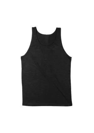 Mens Tank T-Shirts Charcoal Tri-Blend
