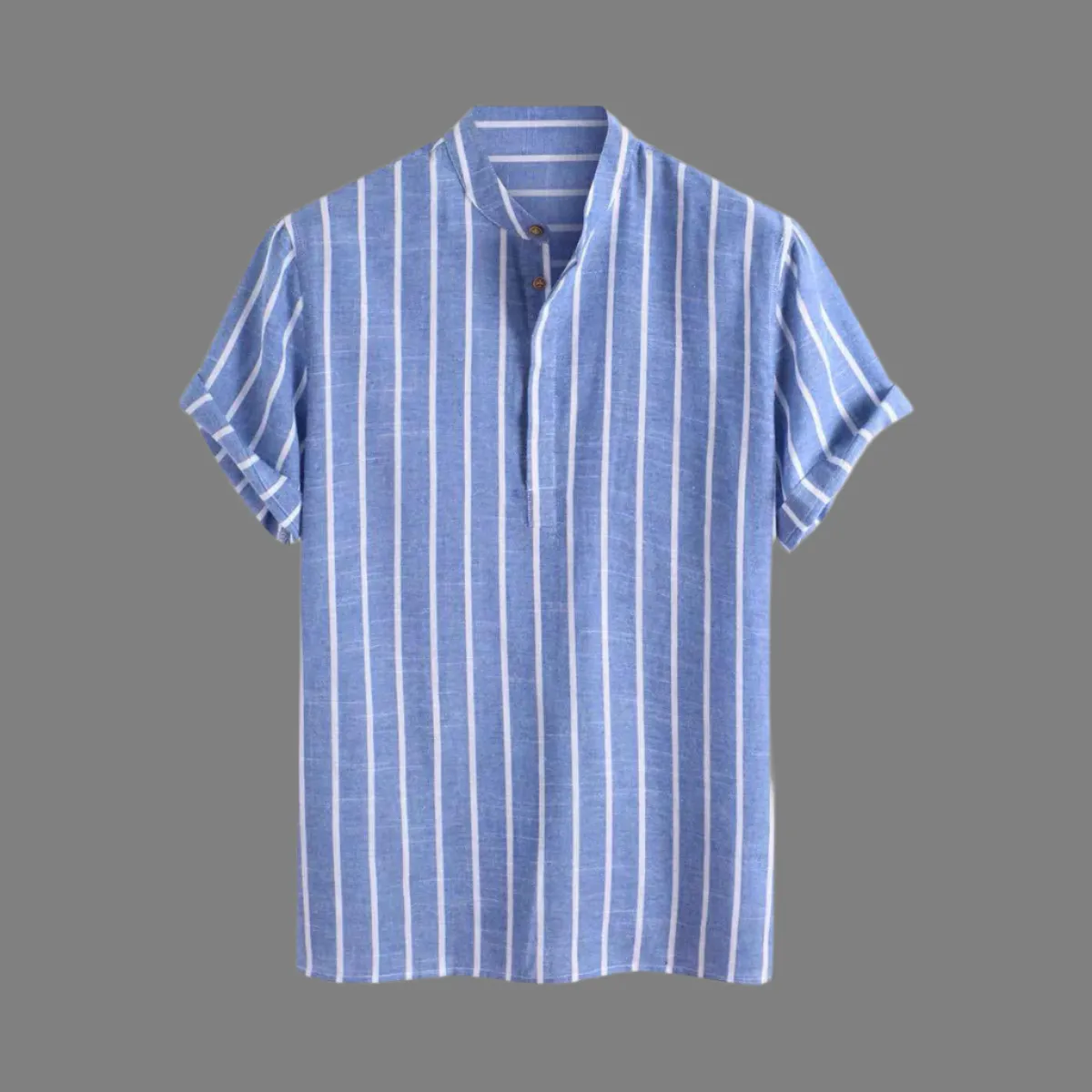 Michael – Trendy Men's Striped Linen Shirt