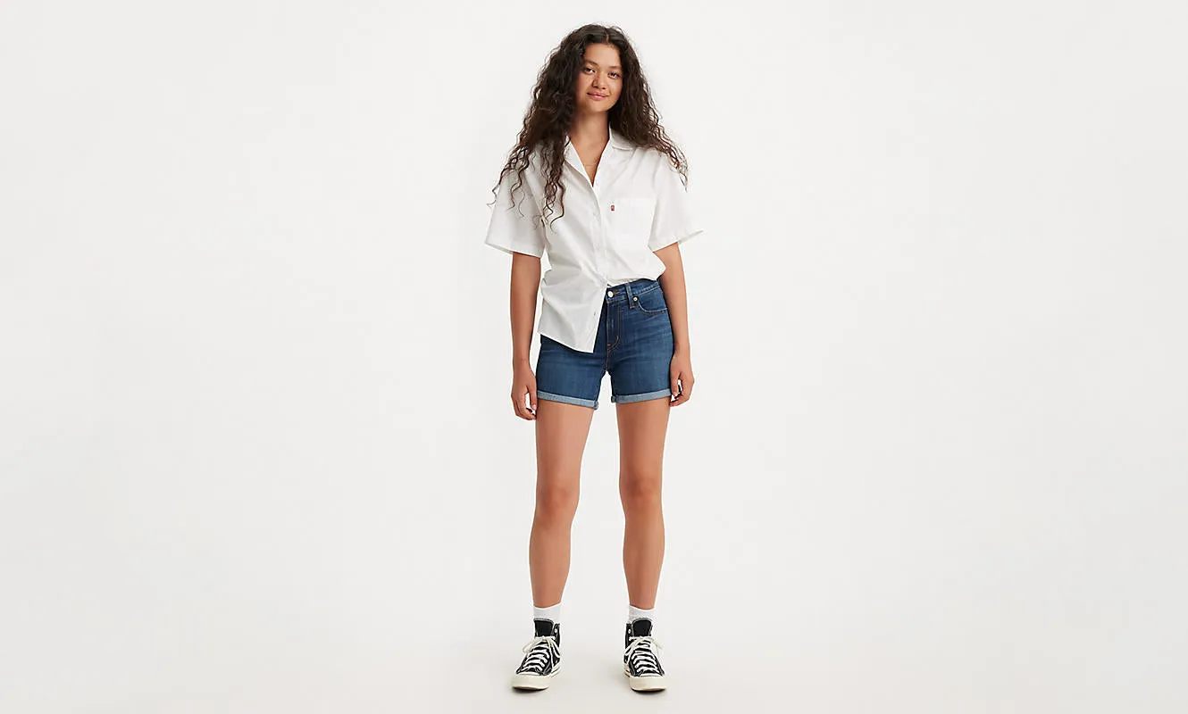 Mid Length Women's Shorts - Stop The Confusion 0122 - 29965