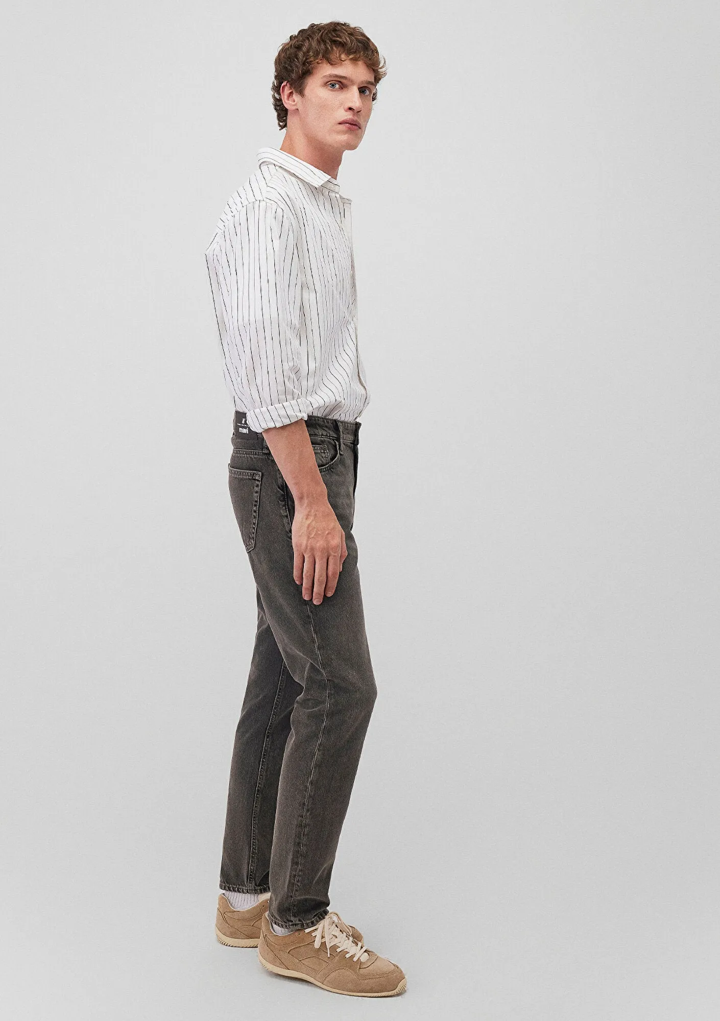Milan Brown Tinted Street Denim Jean Pants