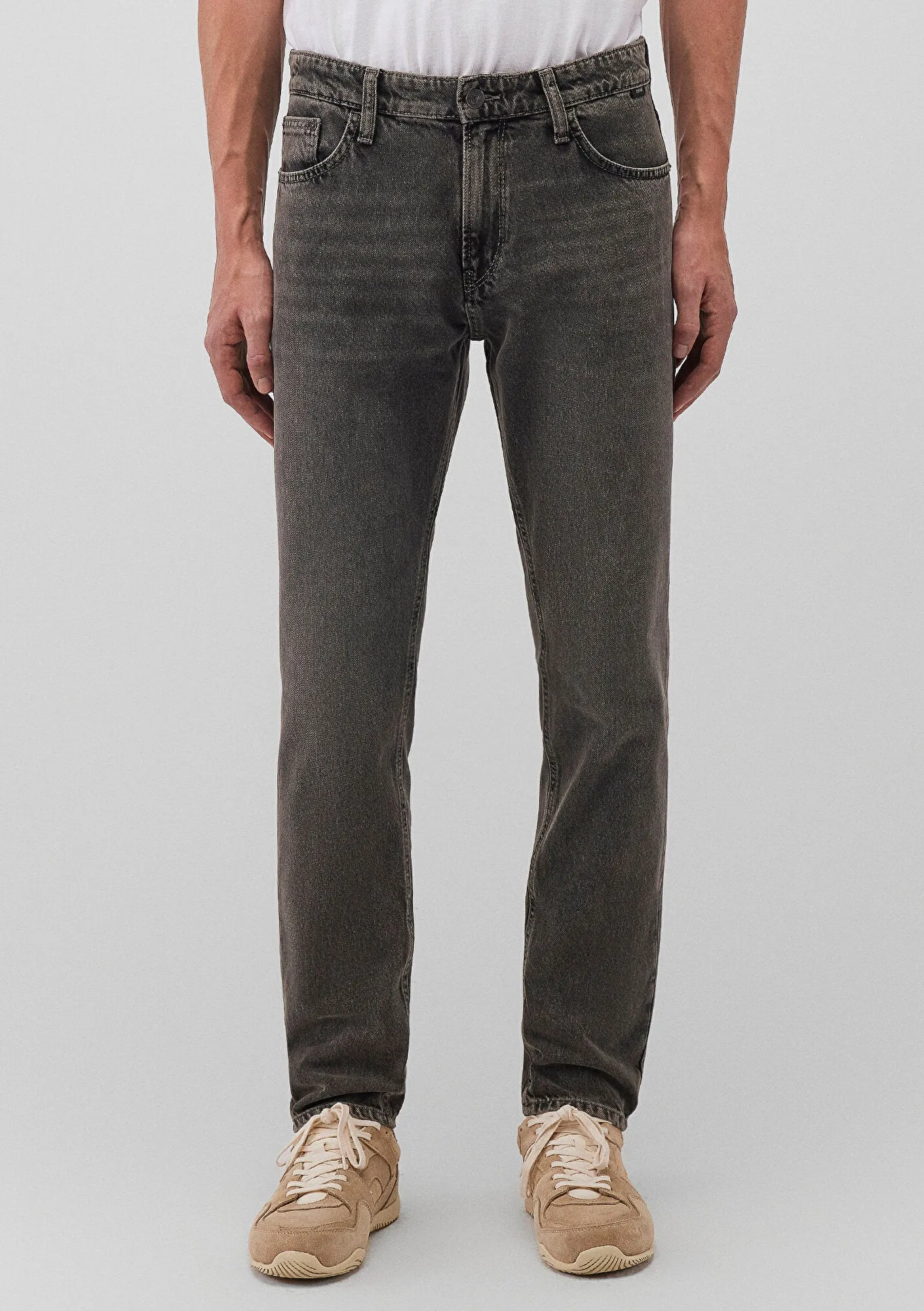 Milan Brown Tinted Street Denim Jean Pants