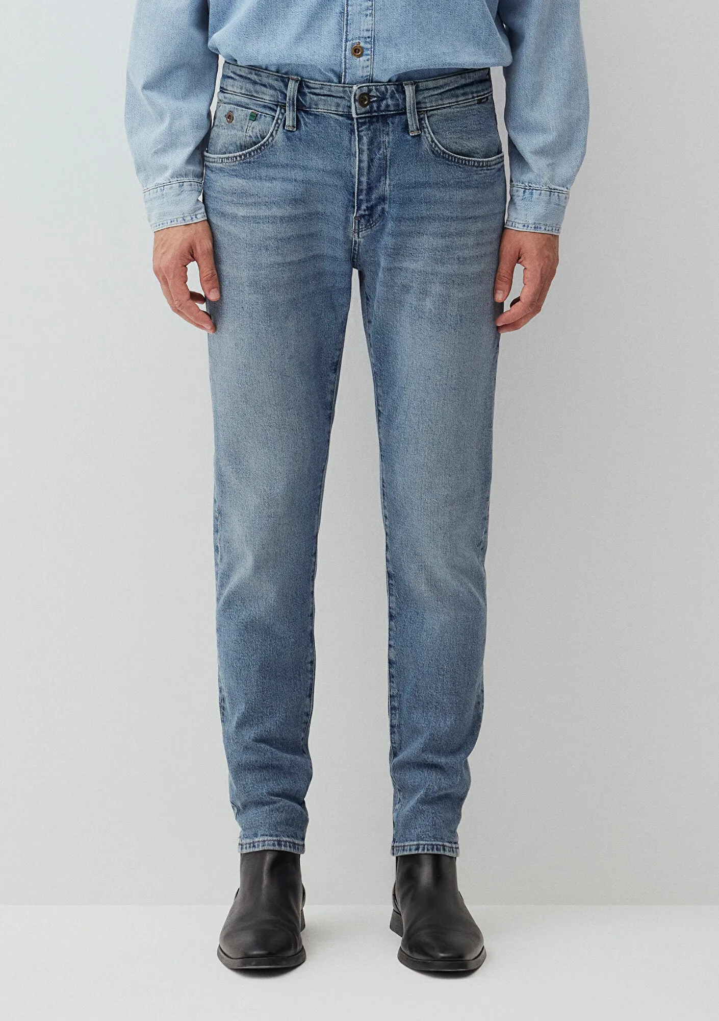 Milan Mid Blue Denim Jean Pants