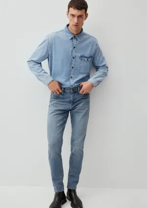 Milan Mid Blue Denim Jean Pants