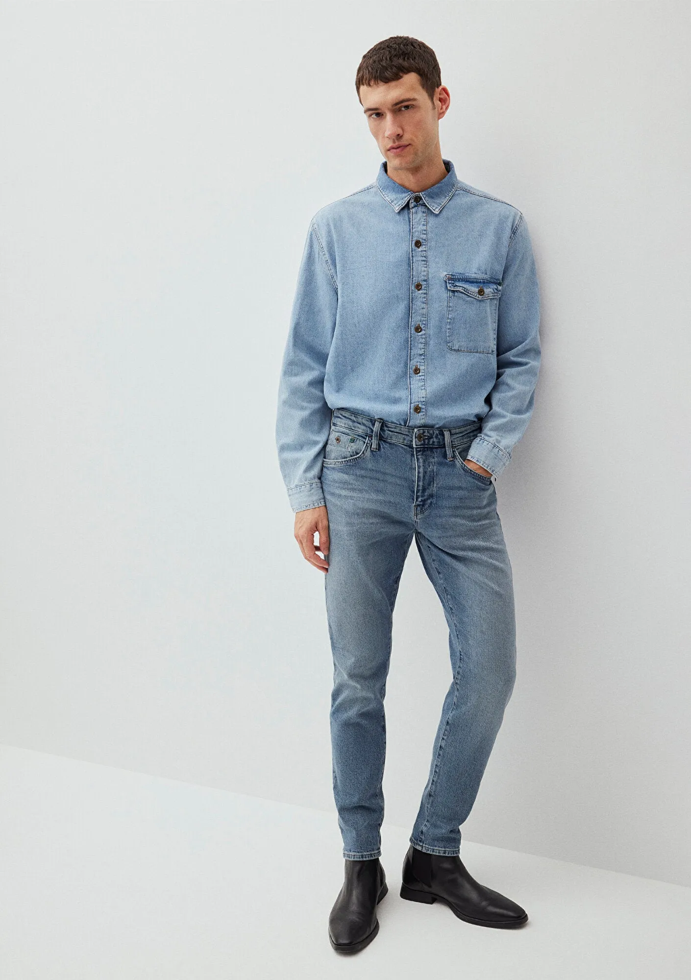 Milan Mid Blue Denim Jean Pants