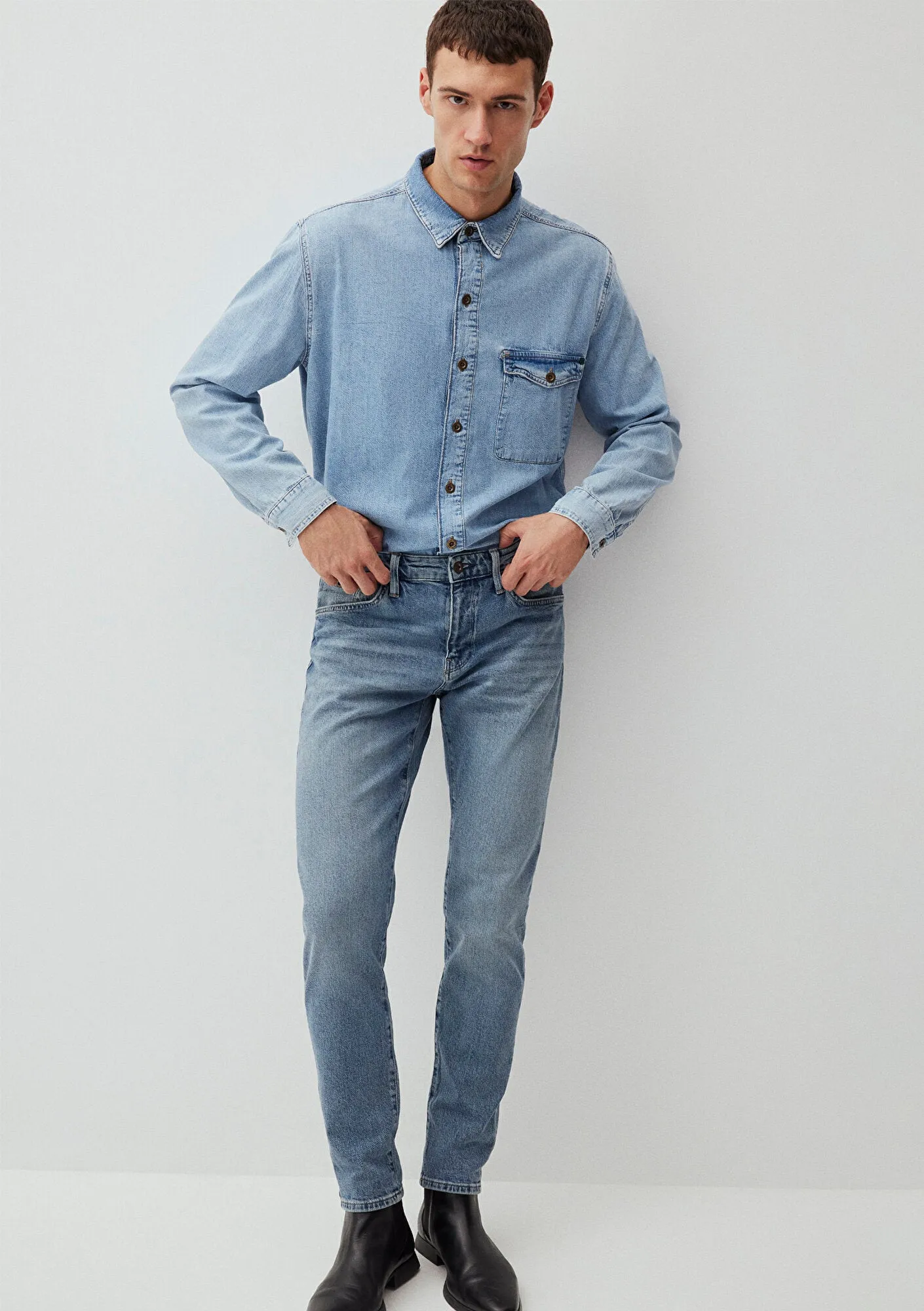 Milan Mid Blue Denim Jean Pants