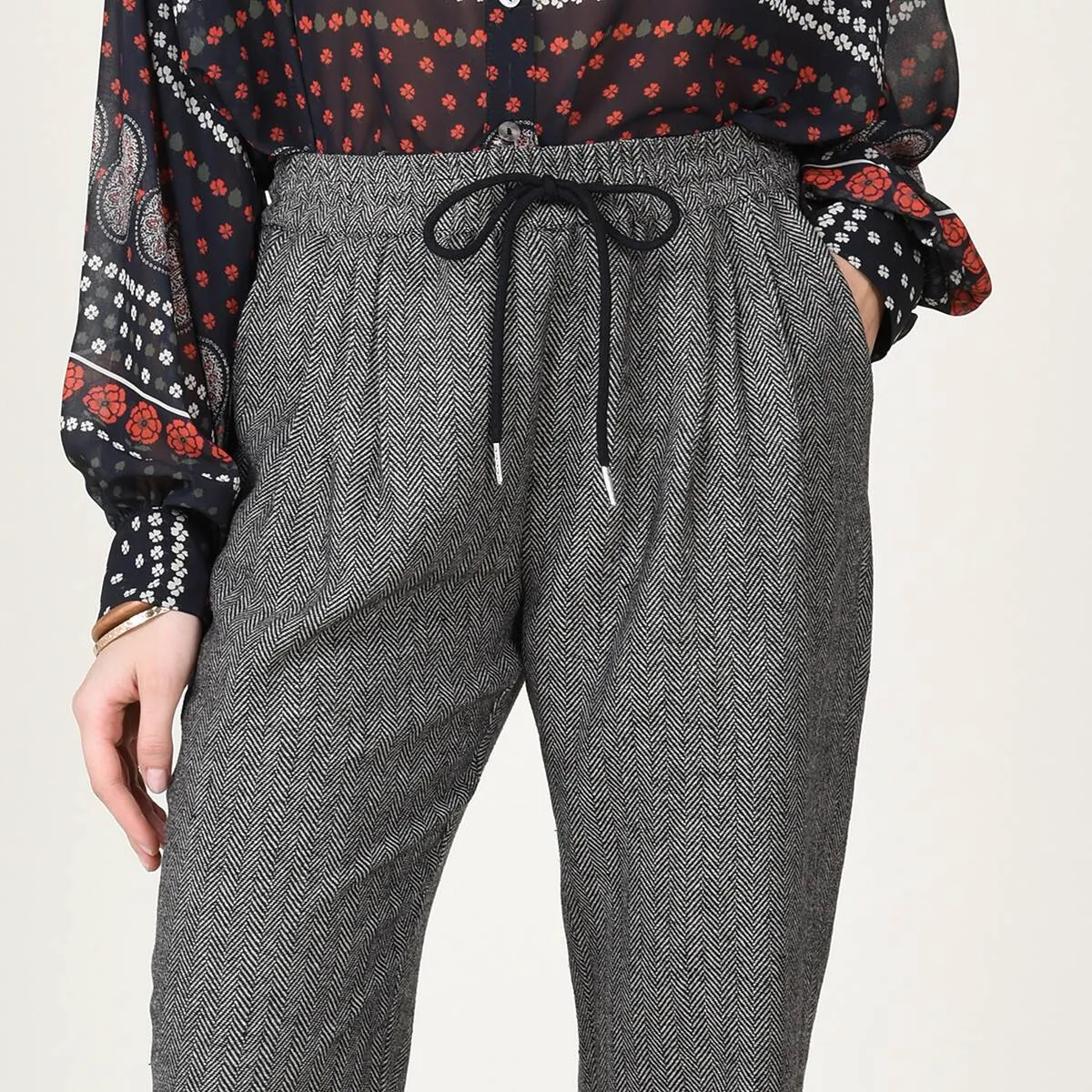 Molly Bracken Herringbone Pant