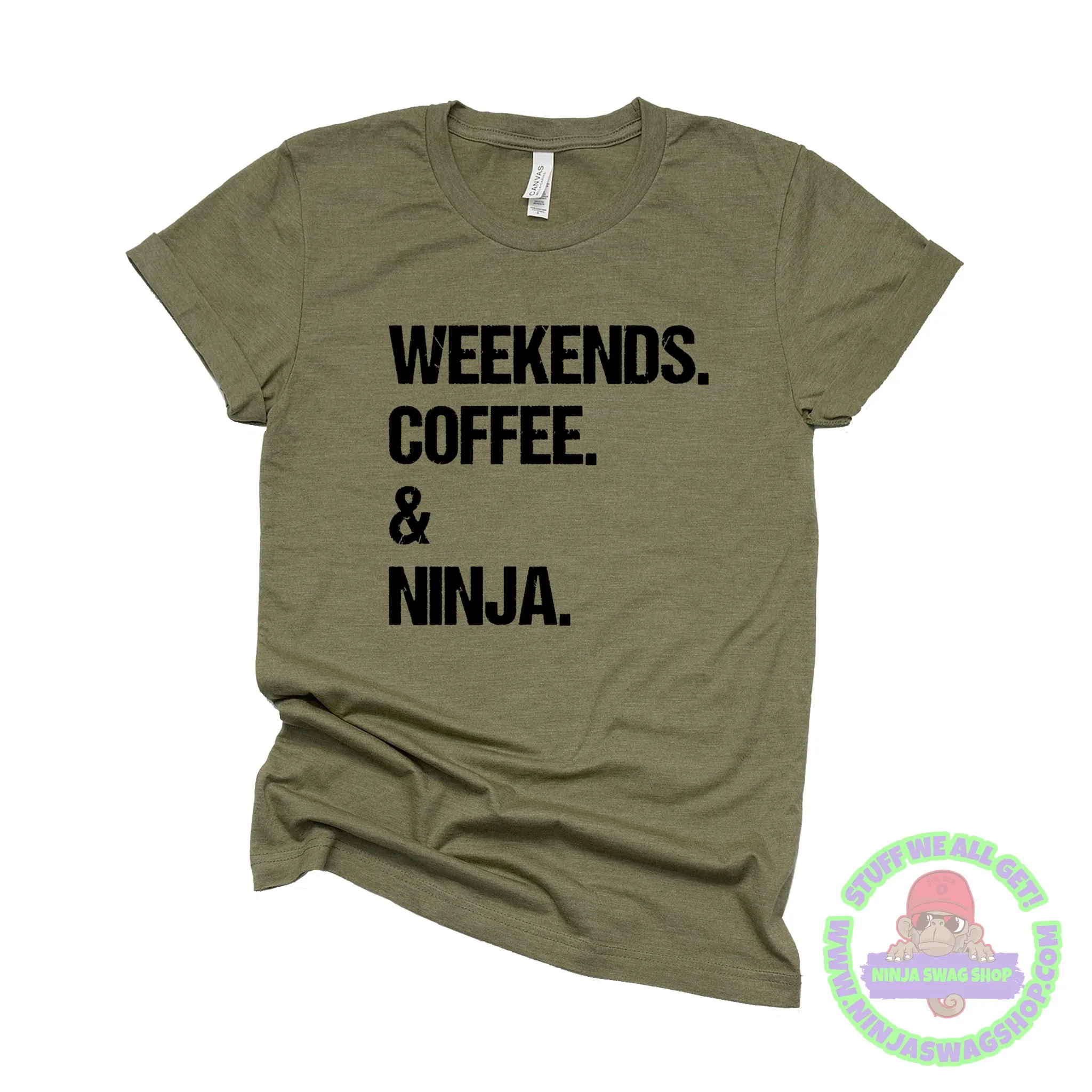 Mom Life Shirt, Ninja Mom Shirt, Weekends Coffee Ninja, Funny Mom Shirt