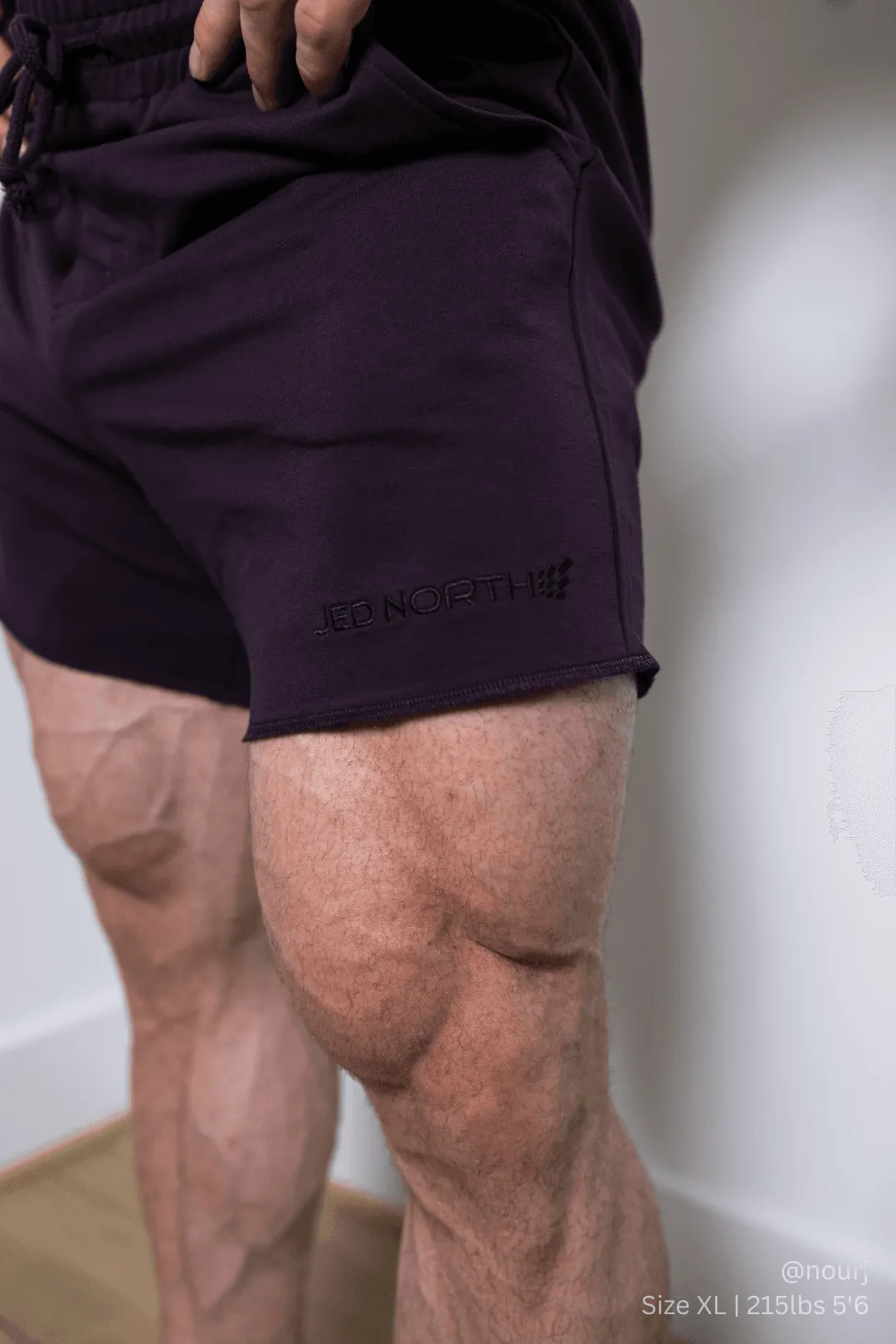 Motion 5'' Varsity Sweat Shorts - Dark Purple