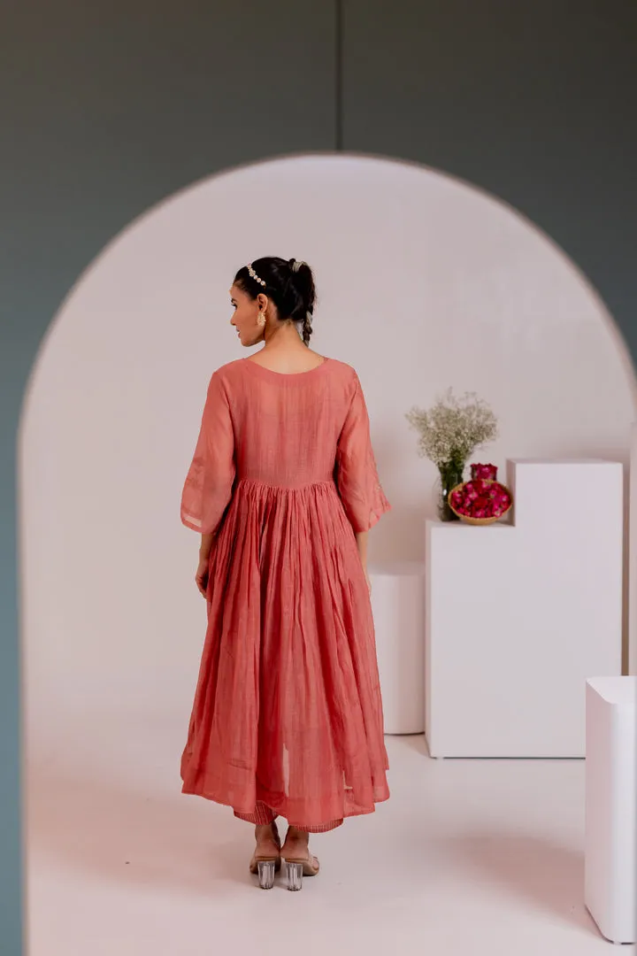 Naghma Kurta Set with Chanderi Dupatta