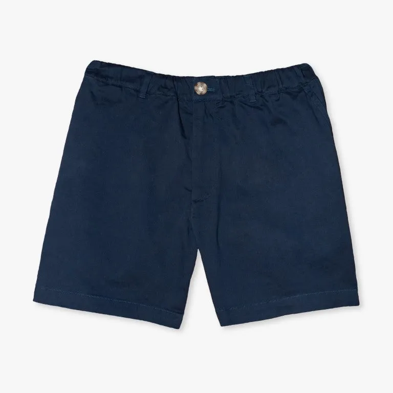 Navy Blue 4" Stretch Shorts