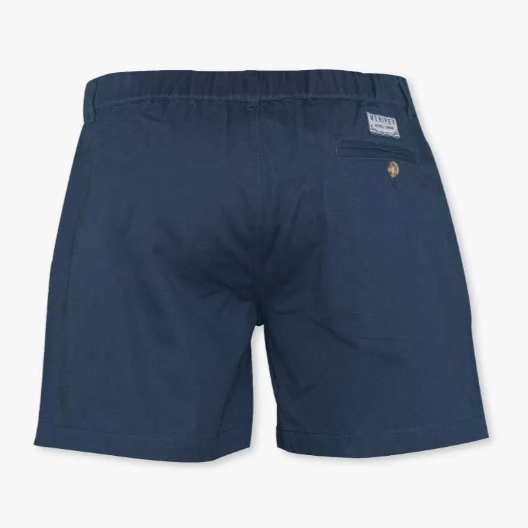 Navy Blue 4" Stretch Shorts