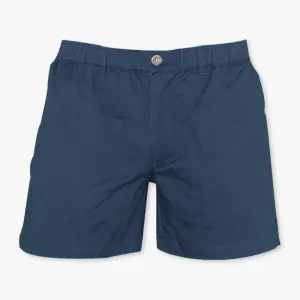 Navy Blue 4" Stretch Shorts