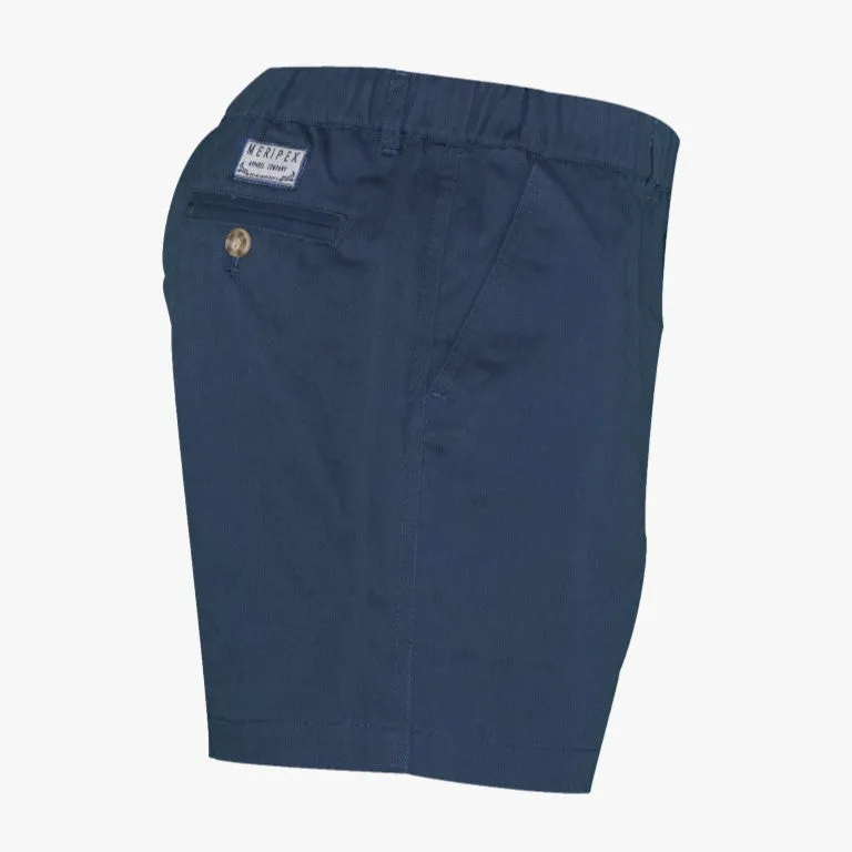 Navy Blue 4" Stretch Shorts