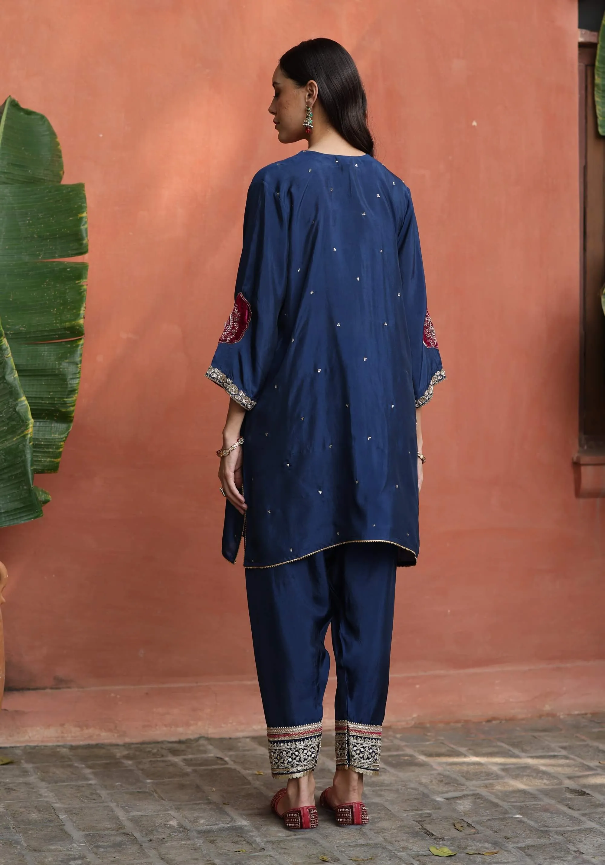 Nazira blue kurta set
