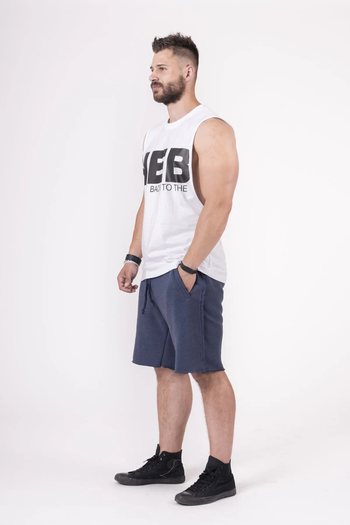 Nebbia Back To The Hardcore Tank Top 144 - White