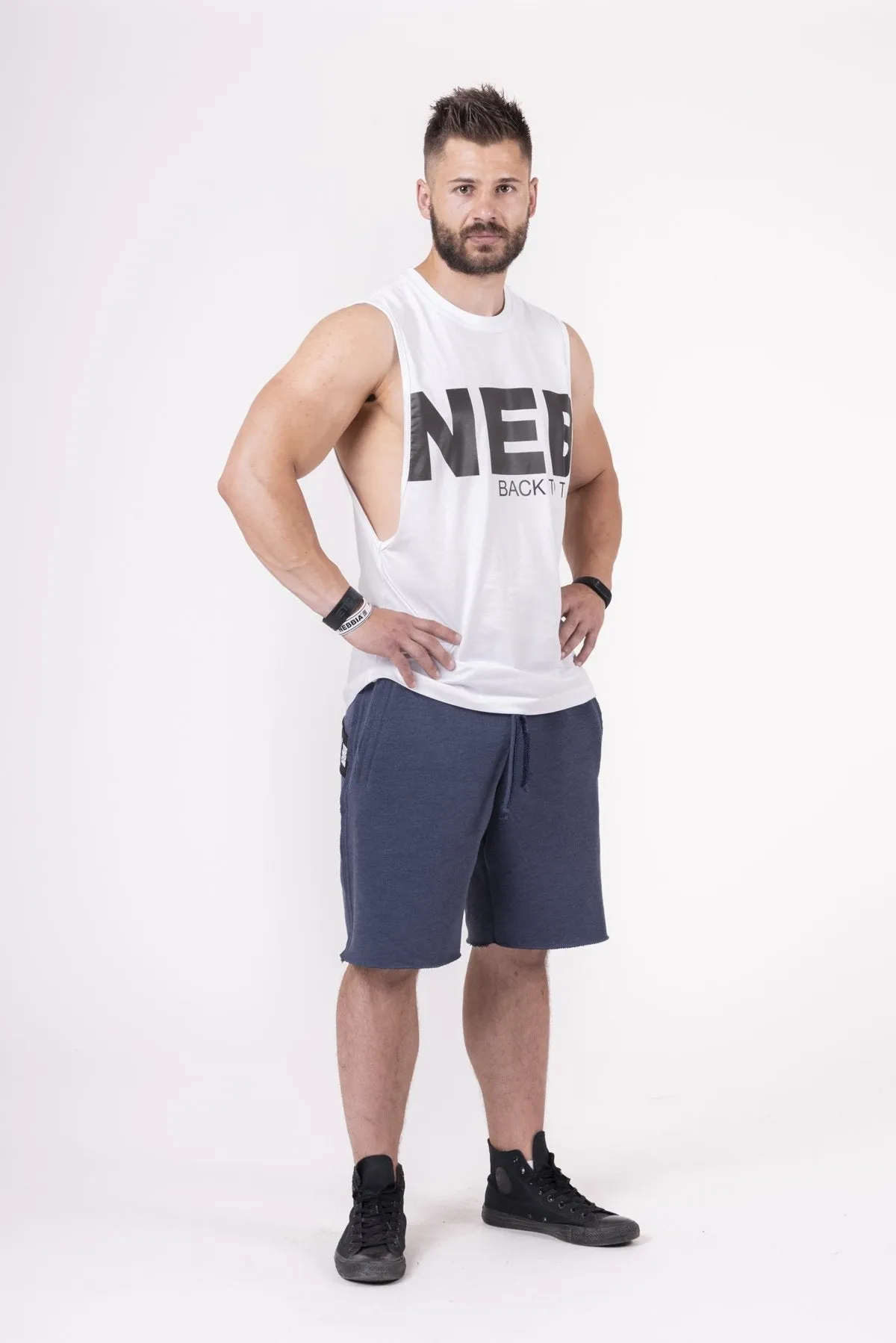 Nebbia Back To The Hardcore Tank Top 144 - White