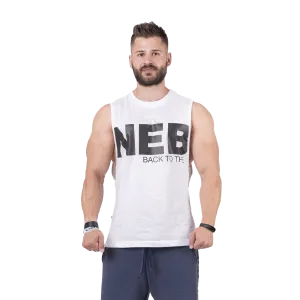 Nebbia Back To The Hardcore Tank Top 144 - White