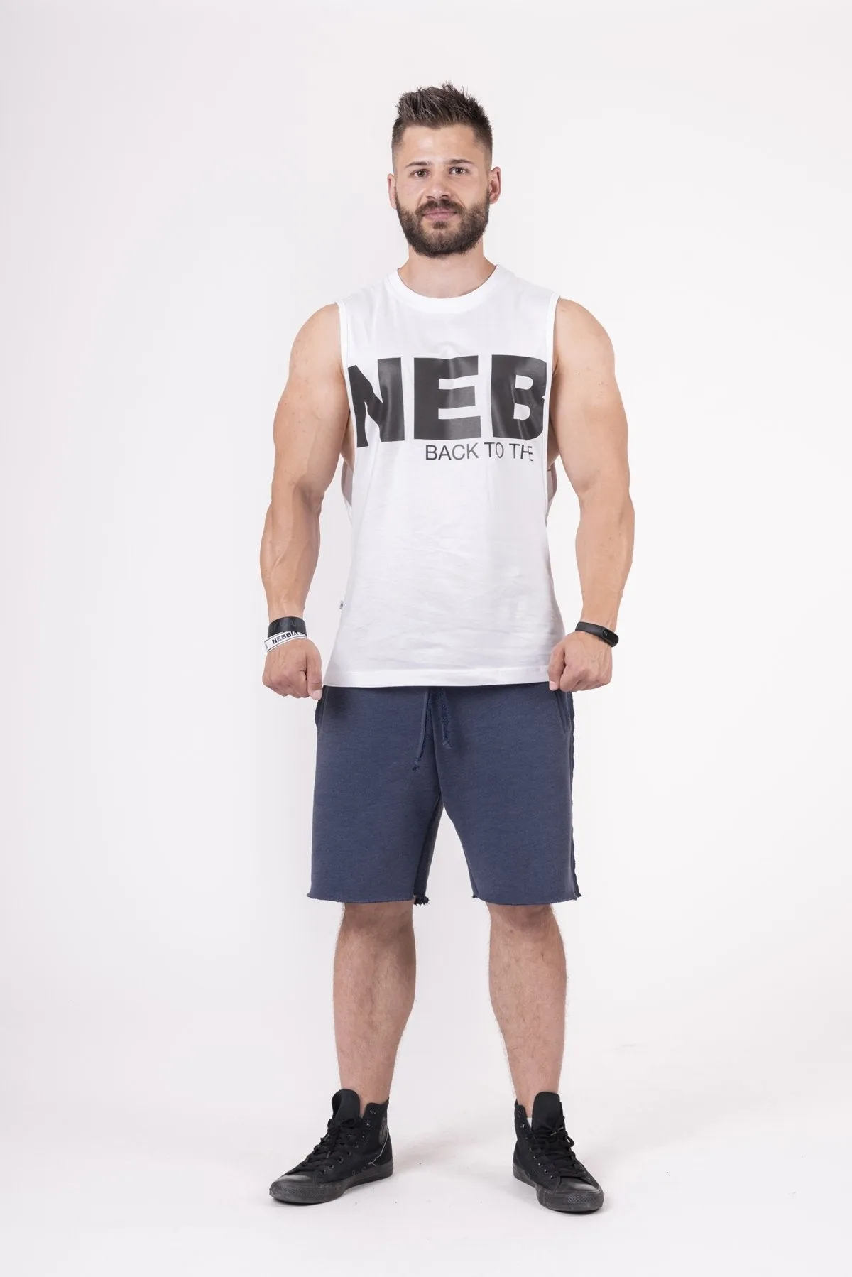 Nebbia Back To The Hardcore Tank Top 144 - White