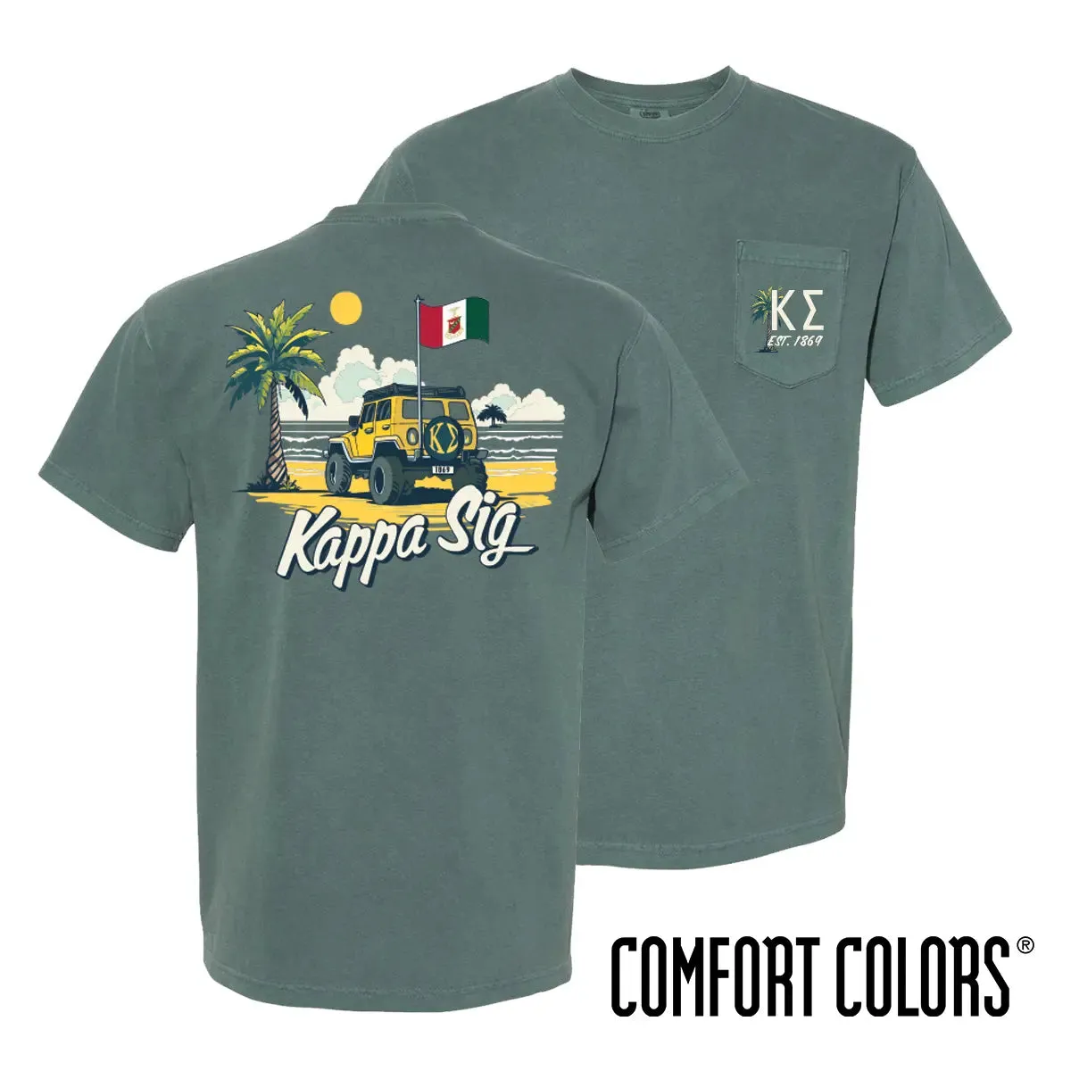 New! Kappa Sig Coastal Cruiser Short Sleeve Tee
