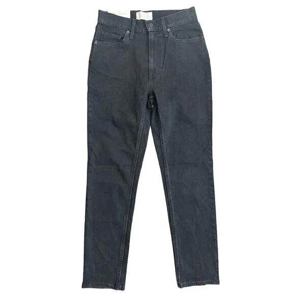 NWT Everlane The Original Curvy Cheeky Jean Organic Cotton Black Size 27