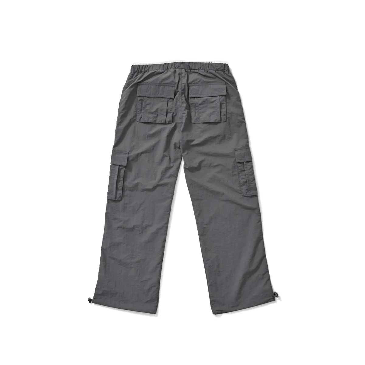 Nylon Cargo Pants - Charcoal