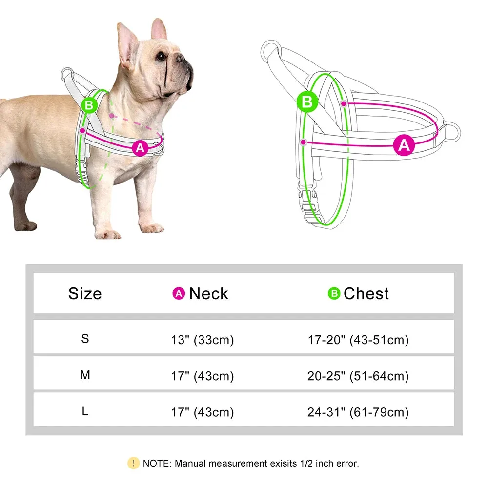 Nylon Dog Harness No Pull Dogs Harnesses Vest Durable Ethnic Pet Training Vests Adjustable For Small Medium Large Dogs Pitbull