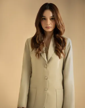 Oat Tan - Three Buttoned Suit