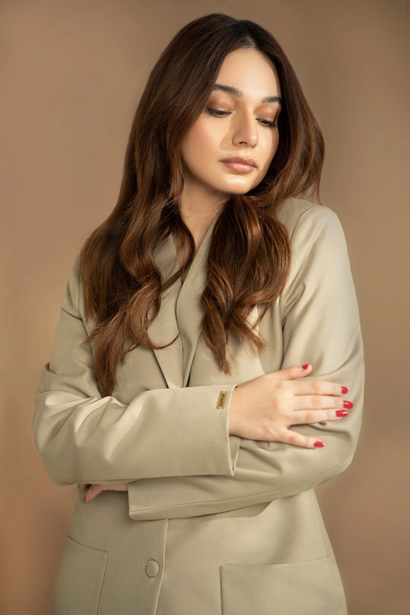 Oat Tan - Three Buttoned Suit