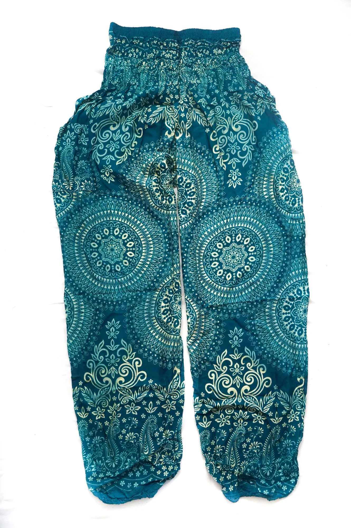 Ocean Blossom Mandala Harem Pants