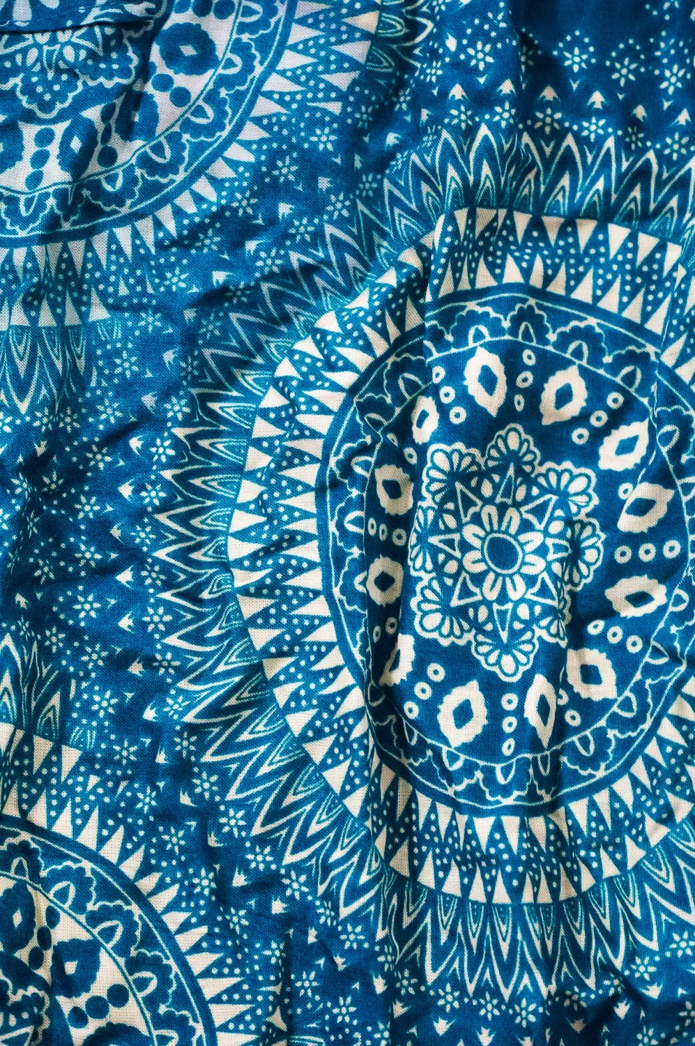 Ocean Blossom Mandala Harem Pants