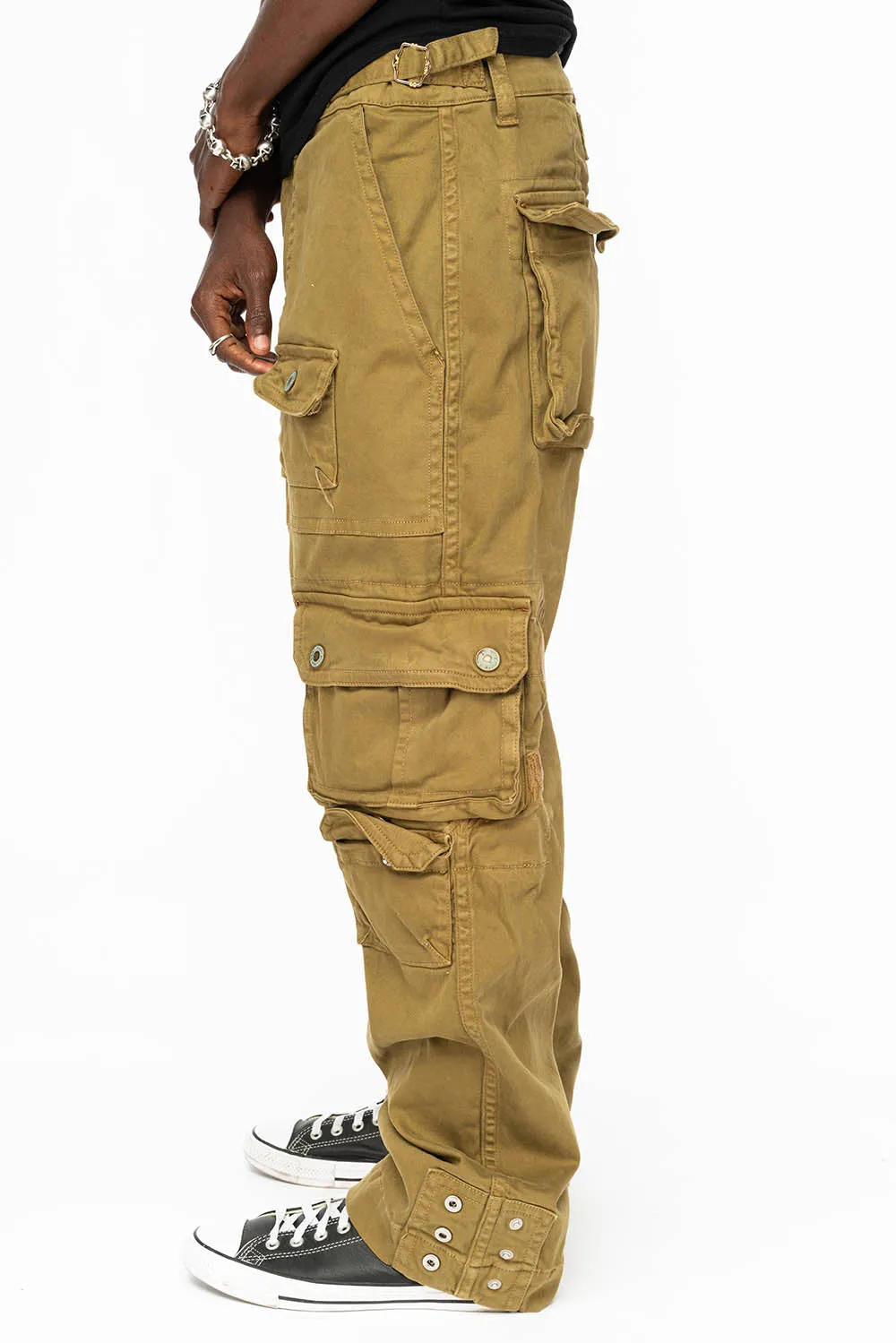 ORIGINAL ROBIN’S JEAN CALL OF DUTY CARGO PANTS IN AVOCADO WASH