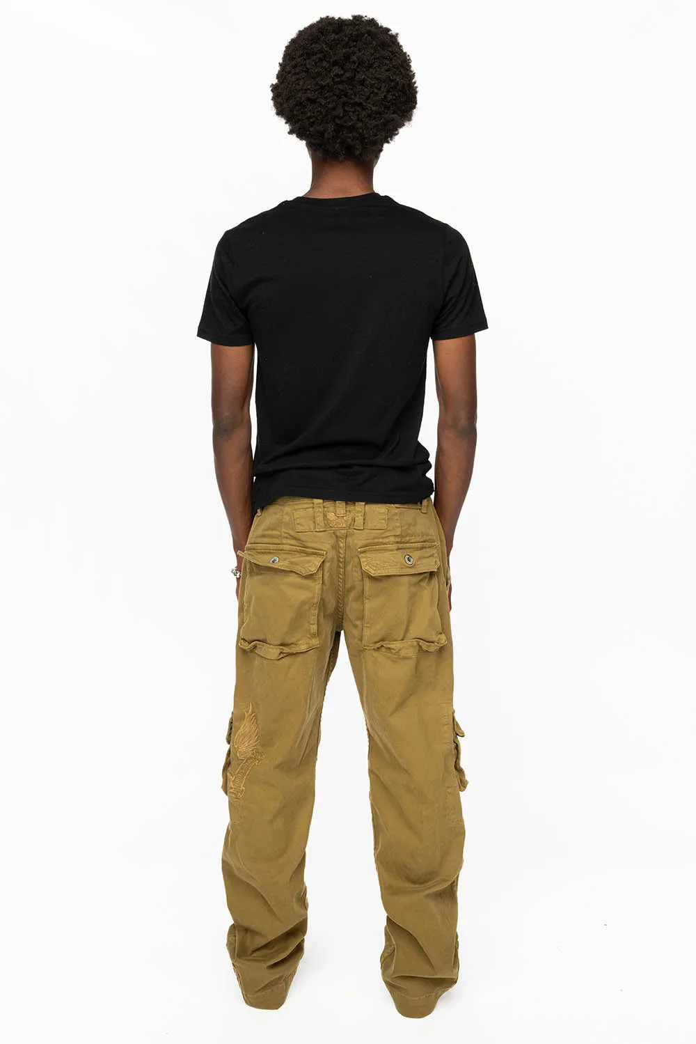 ORIGINAL ROBIN’S JEAN CALL OF DUTY CARGO PANTS IN AVOCADO WASH