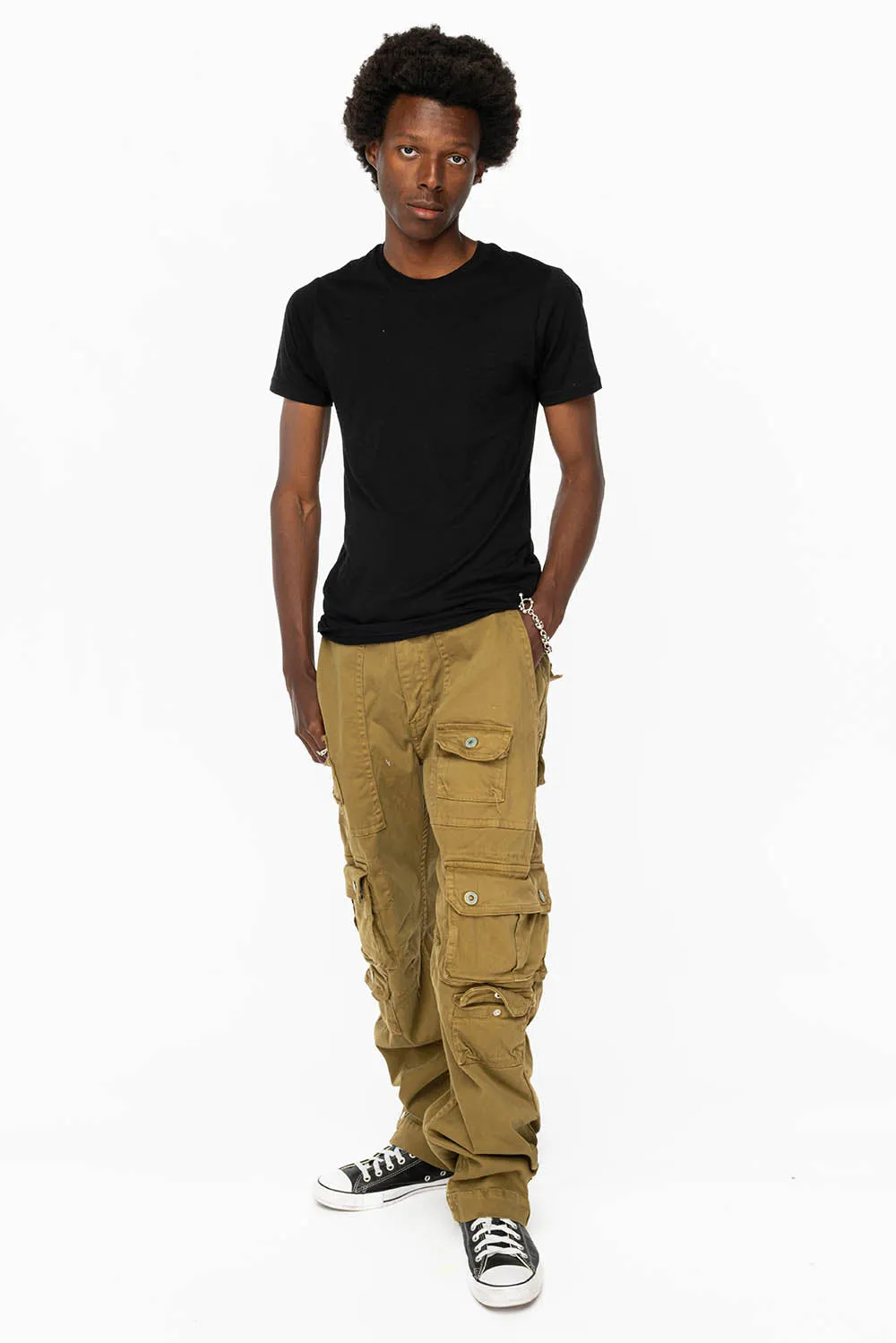 ORIGINAL ROBIN’S JEAN CALL OF DUTY CARGO PANTS IN AVOCADO WASH
