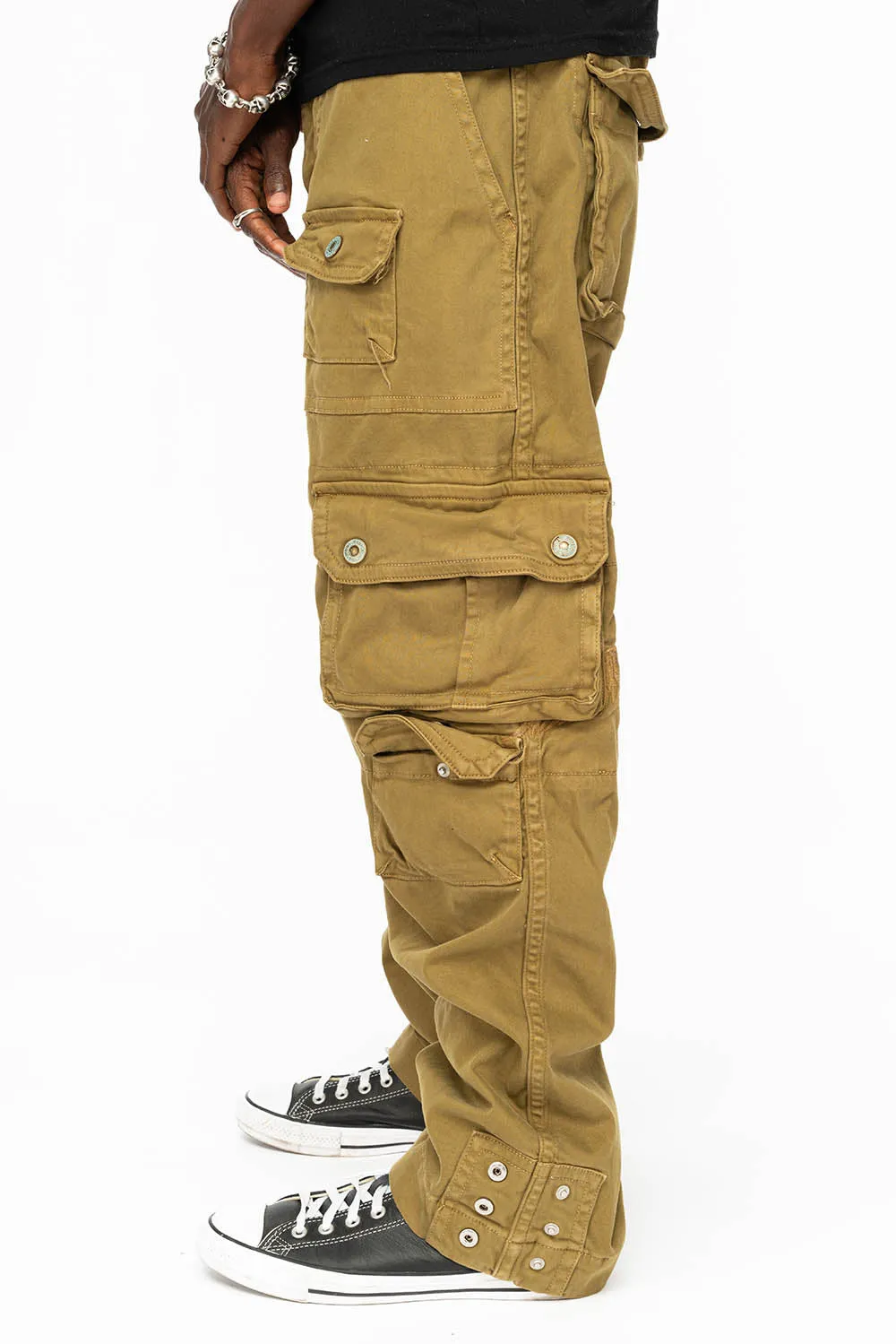 ORIGINAL ROBIN’S JEAN CALL OF DUTY CARGO PANTS IN AVOCADO WASH