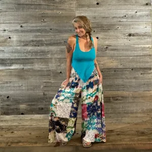 Out & About Rayon Patchwork Pants