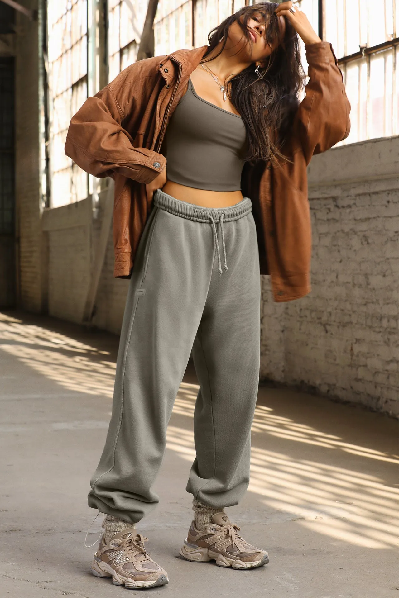 Oversized Straight Leg Jogger
