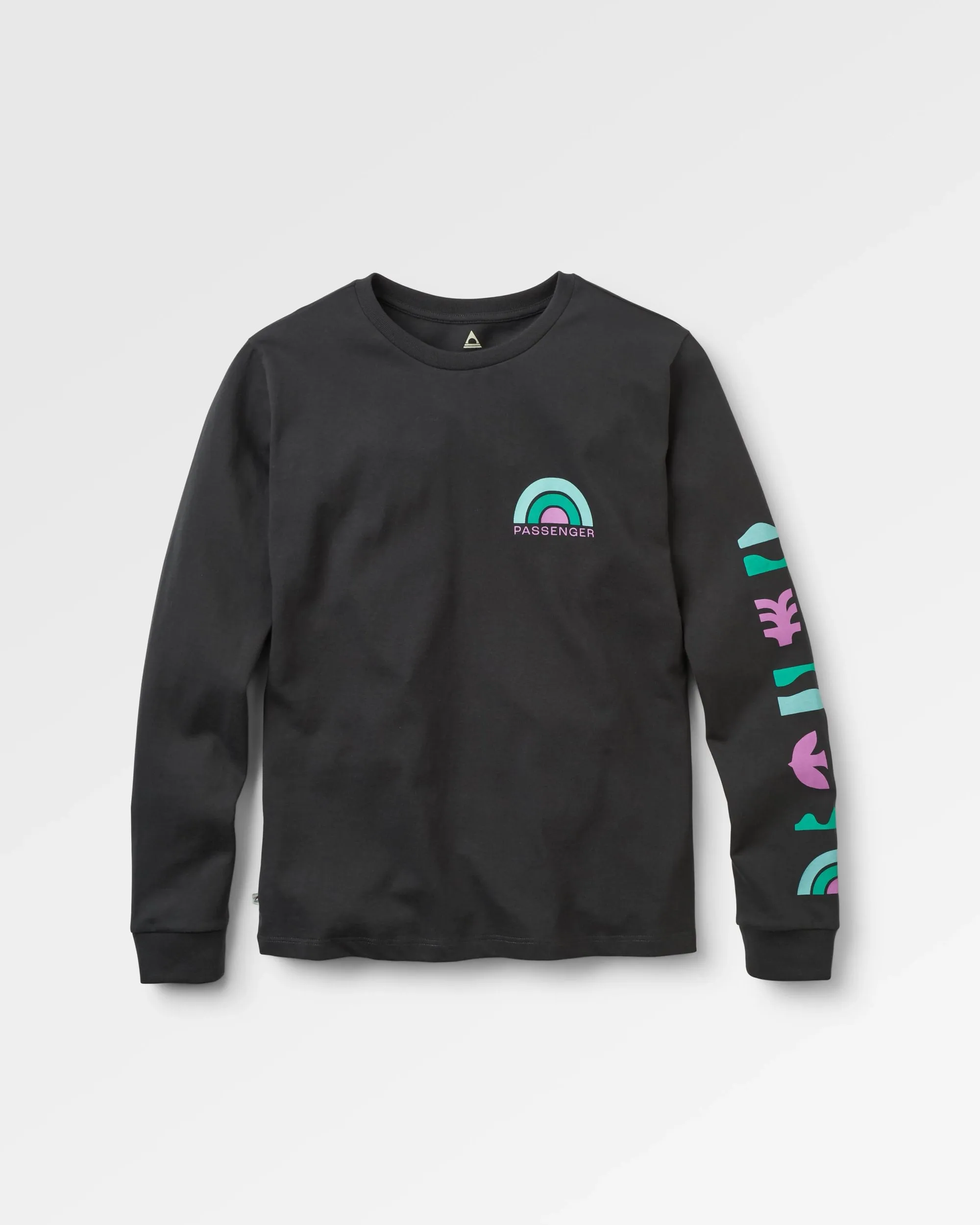 Papercut Recycled Cotton LS T-Shirt - Black