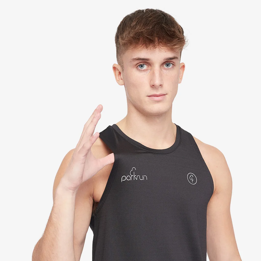 parkrun Milestone Men's Vest 100 - Black