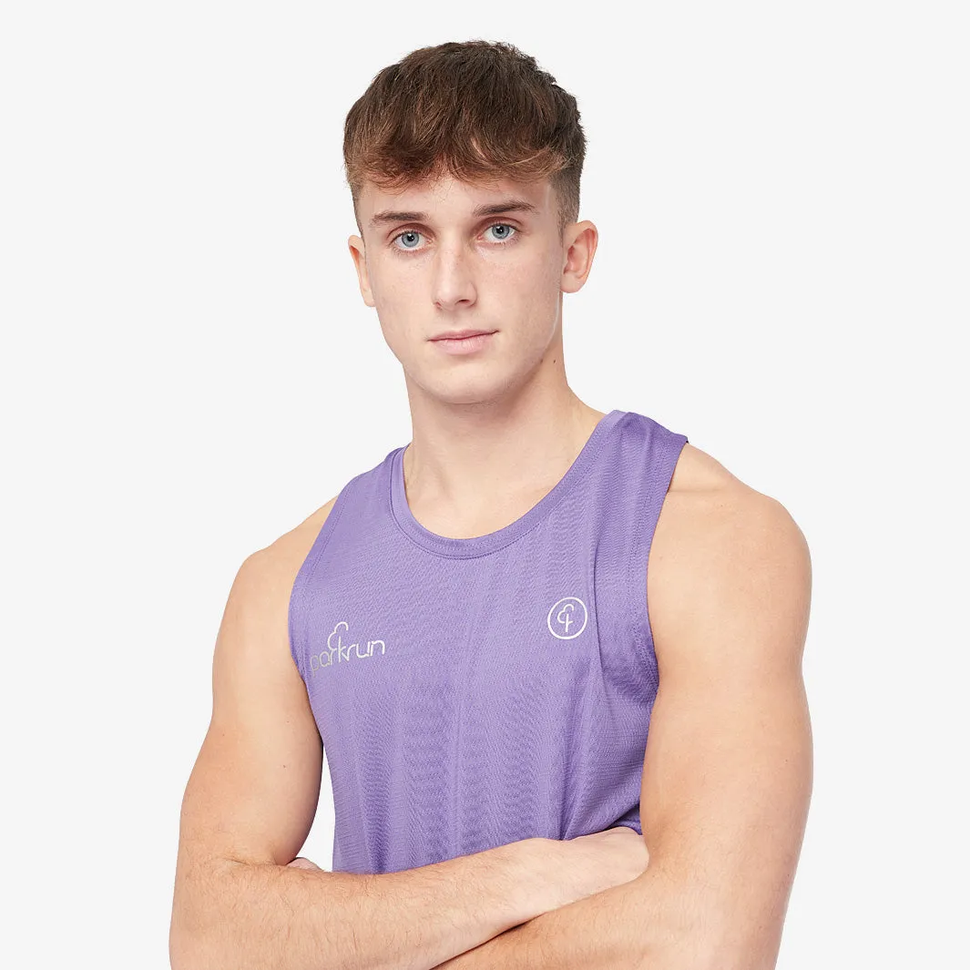 parkrun Milestone Men's Vest 25 - Purple