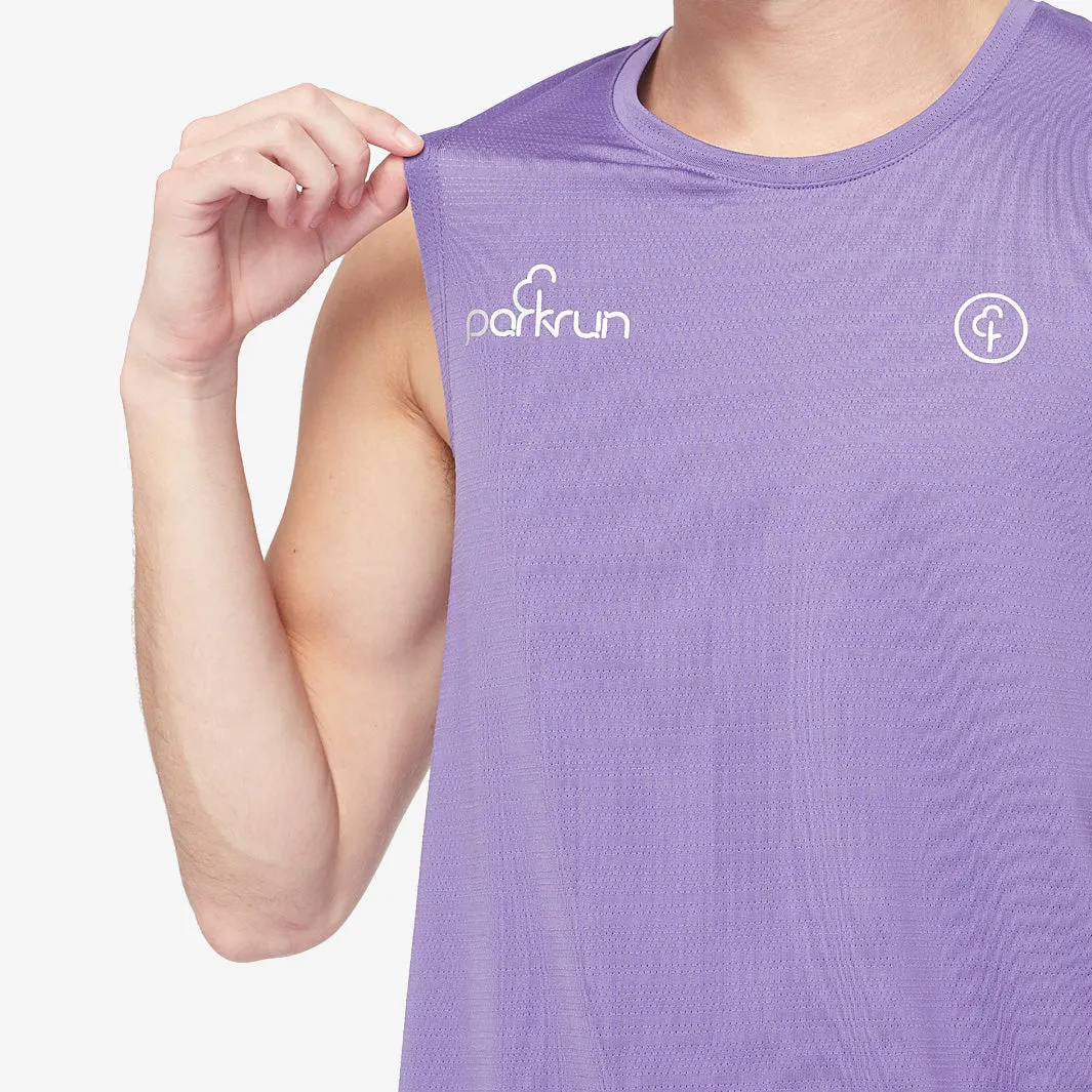 parkrun Milestone Men's Vest 25 - Purple