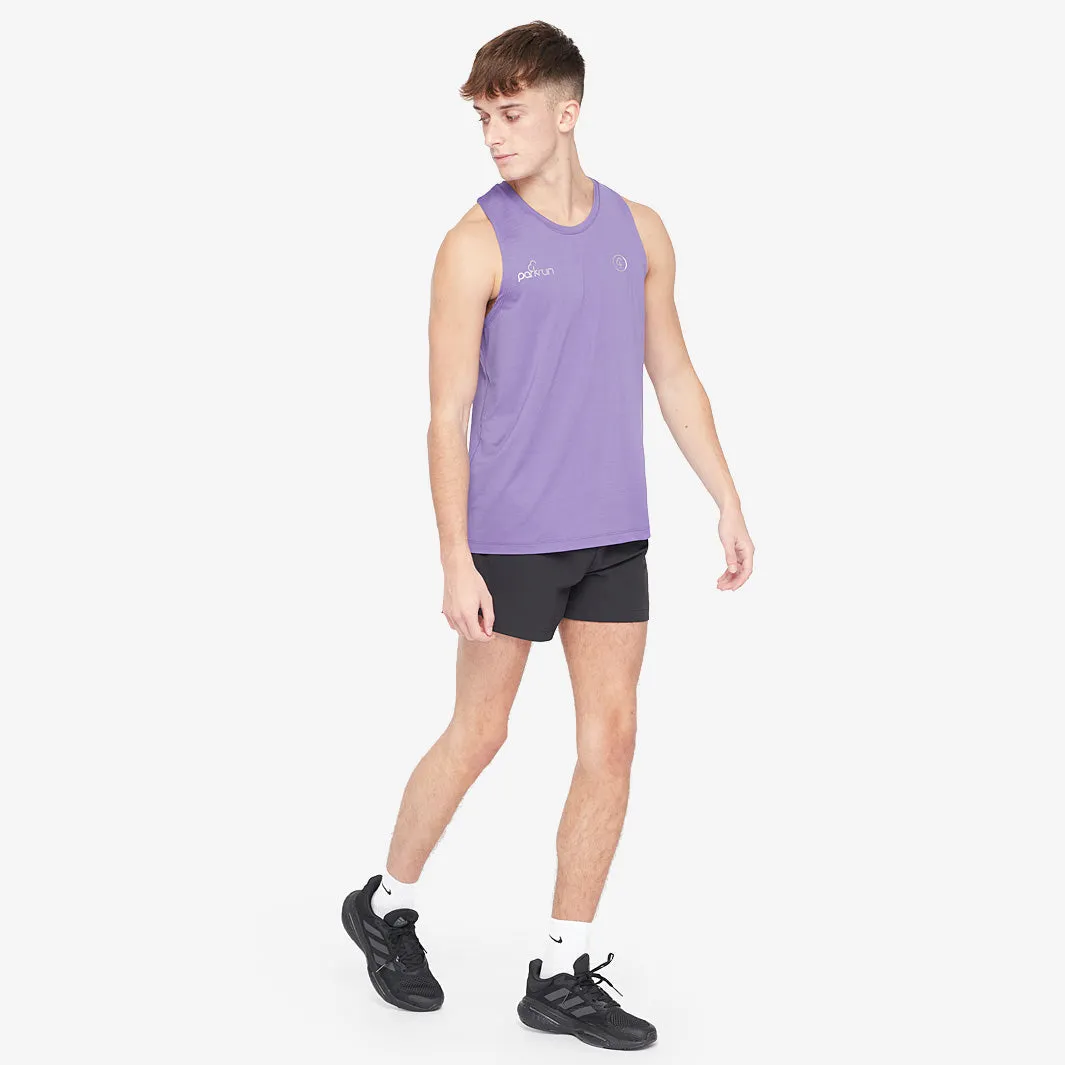 parkrun Milestone Men's Vest 25 - Purple