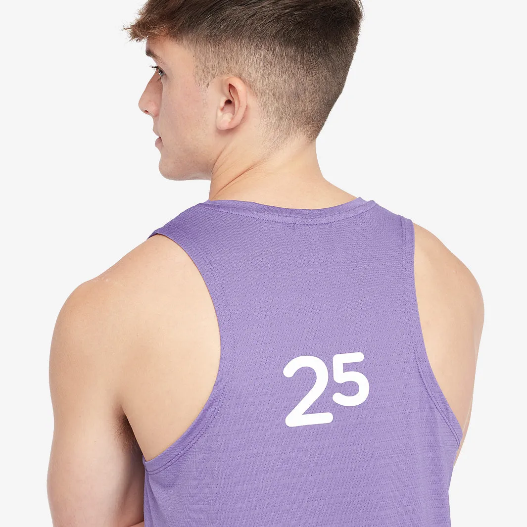 parkrun Milestone Men's Vest 25 - Purple