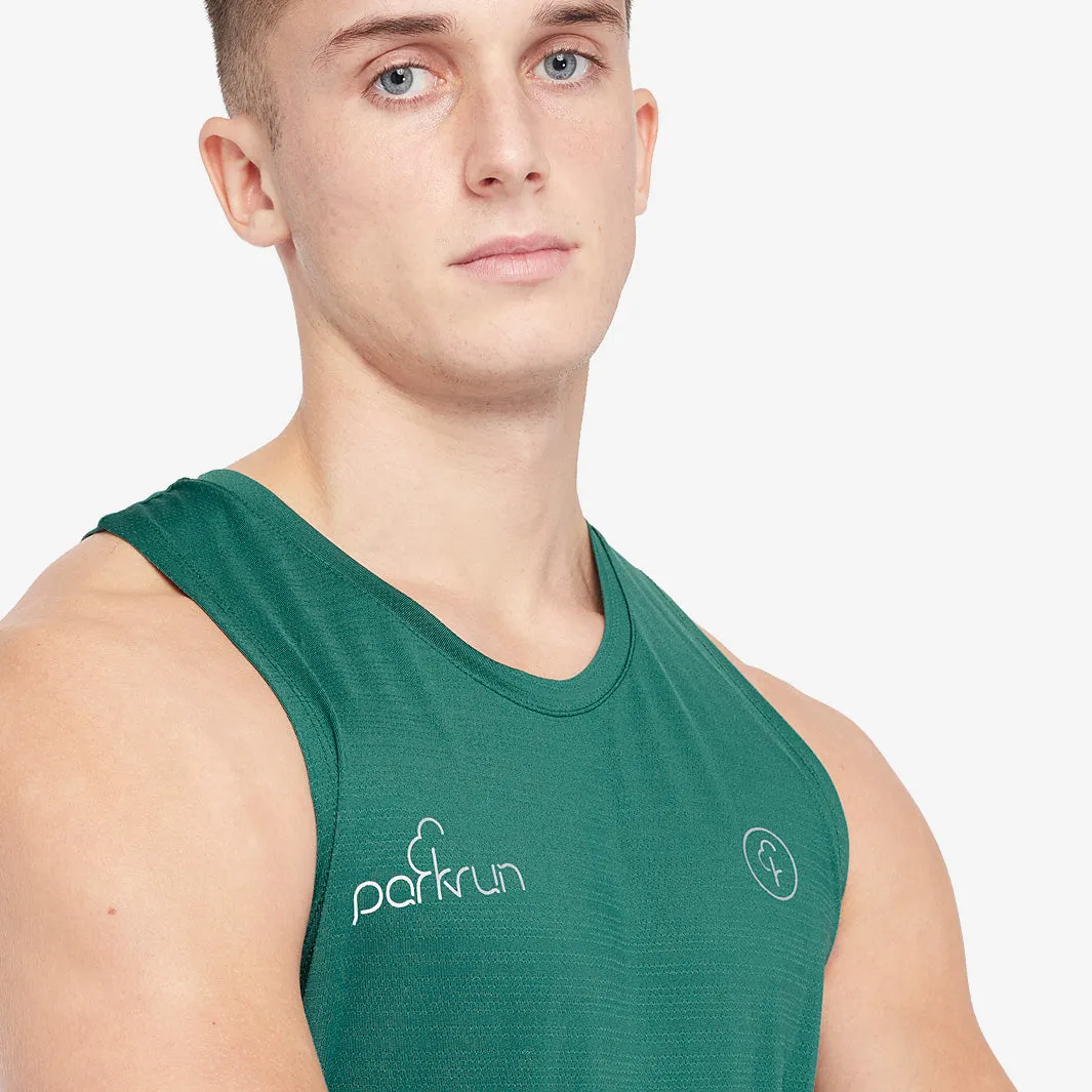 parkrun Milestone Men's Vest 250 - Green