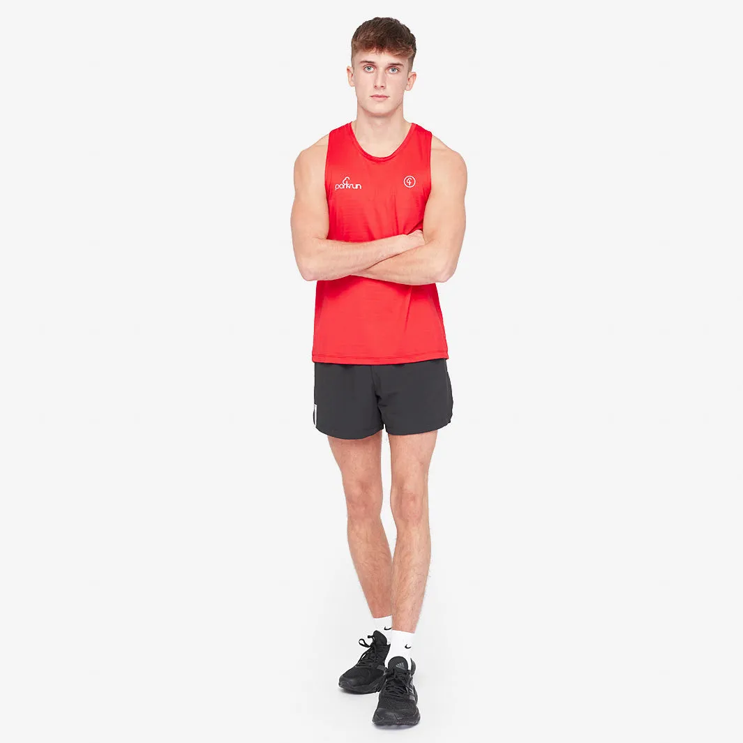 parkrun Milestone Men's Vest 50 - Red