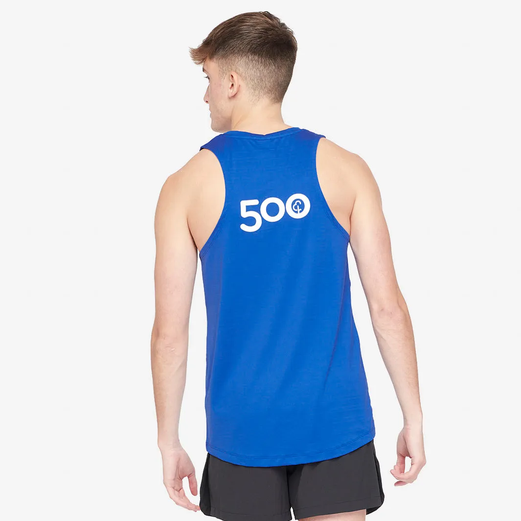 parkrun Milestone Men's Vest 500 - Royal