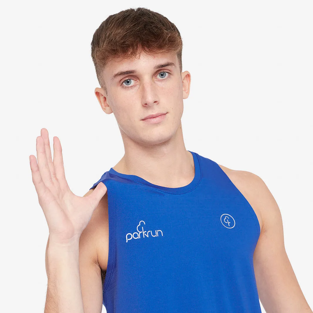 parkrun Milestone Men's Vest 500 - Royal