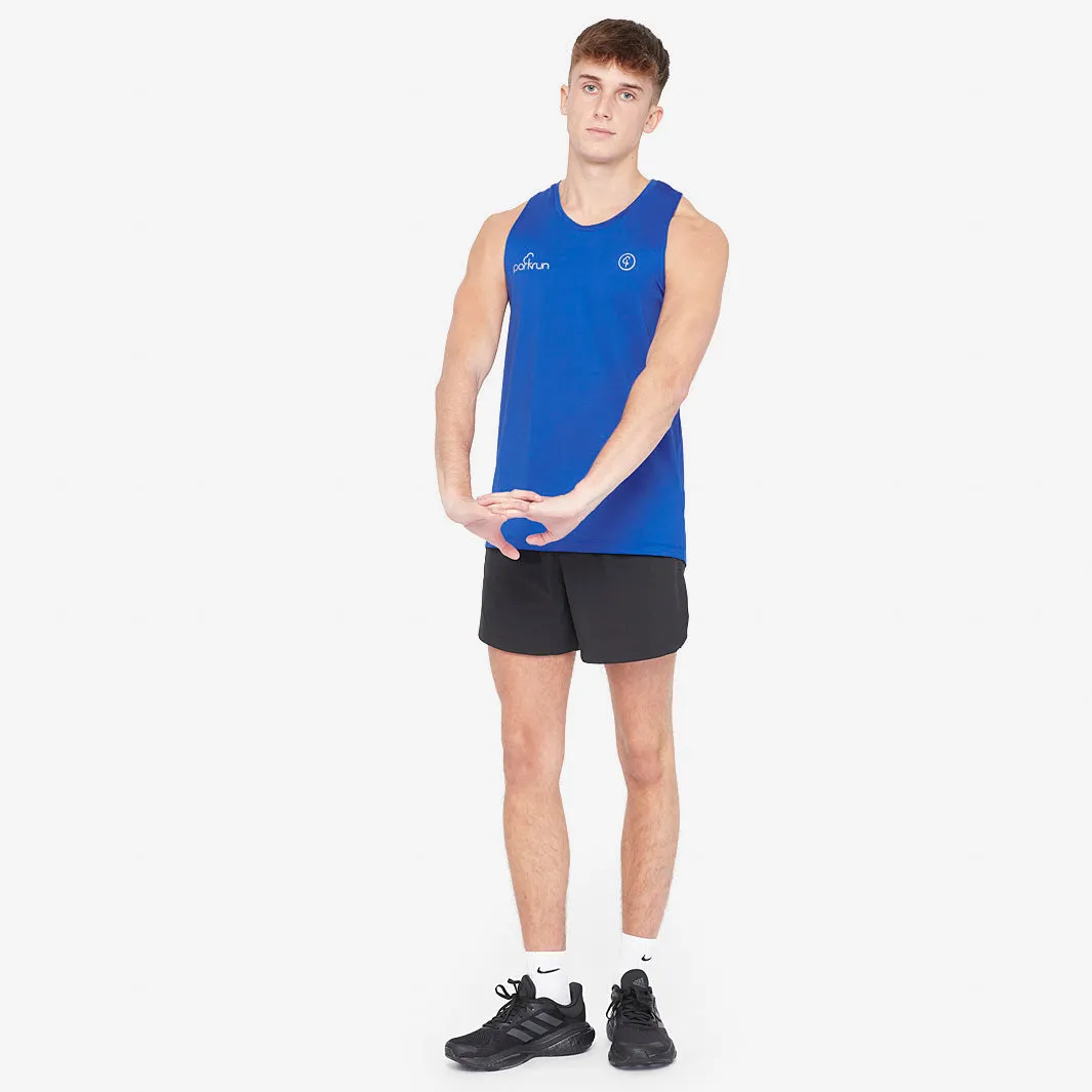 parkrun Milestone Men's Vest 500 - Royal