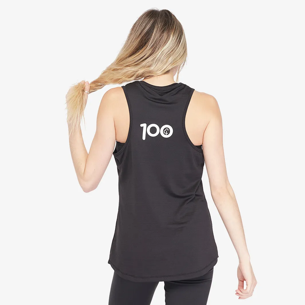 parkrun Milestone Women's Vest 100 - Black