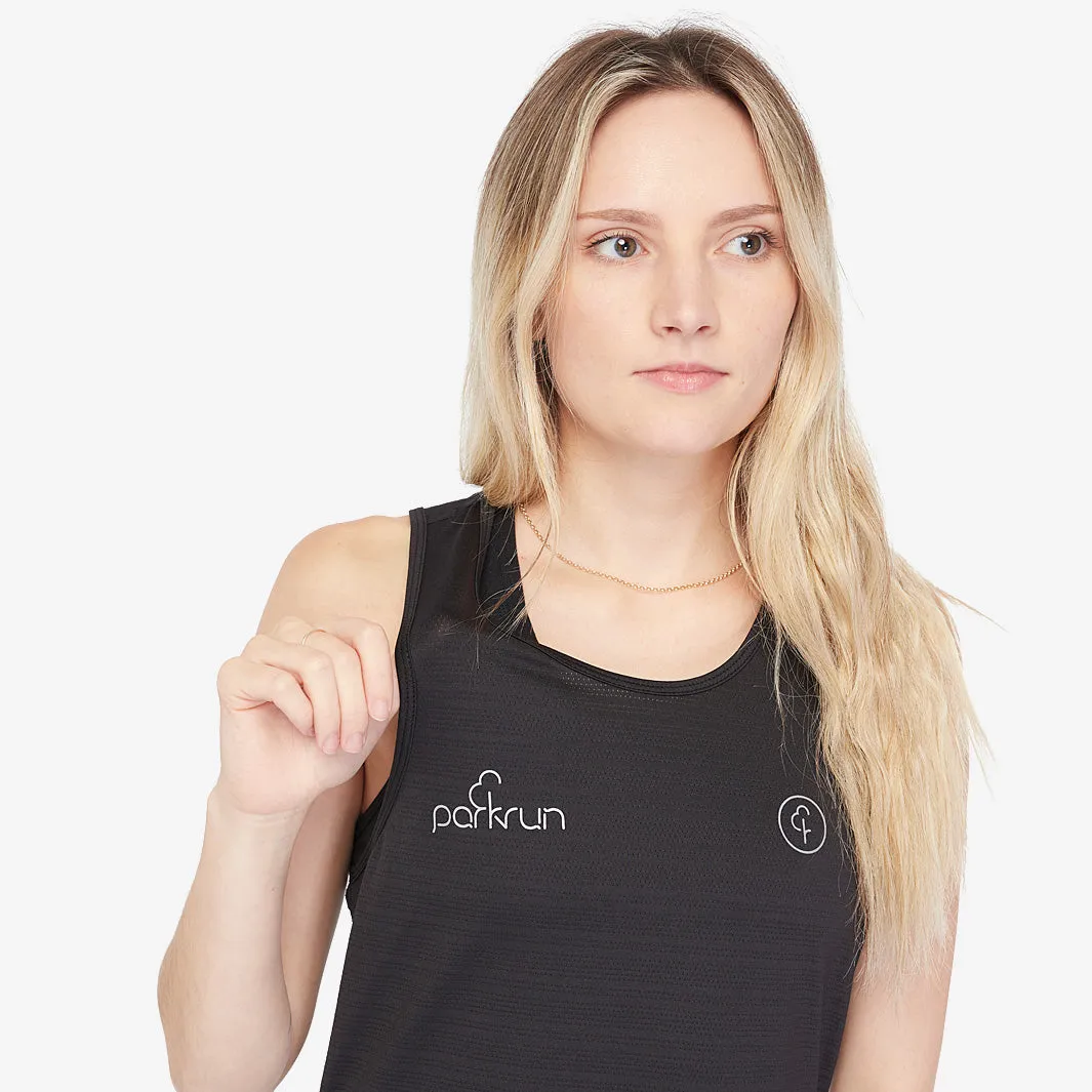 parkrun Milestone Women's Vest 100 - Black